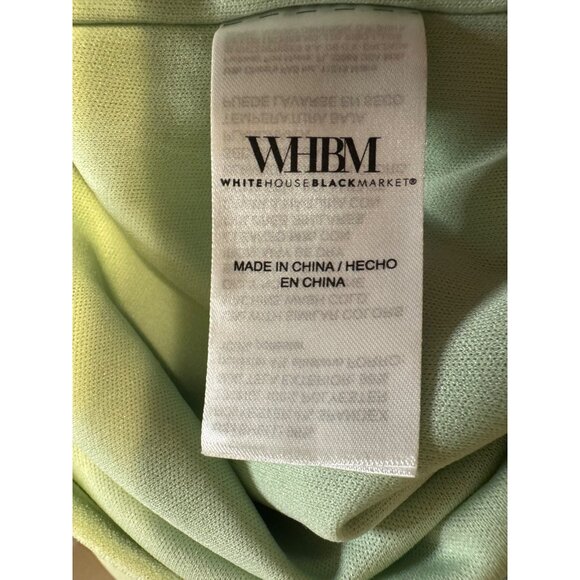 WHBM Dress 6 Light Mint Green Sheath Cap Sleeve Washable Career Church - Picture 12 of 12